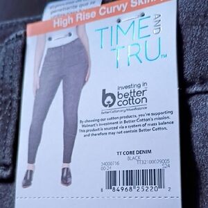 Time and Tru Black Denim Jeans